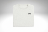 White t-shirt with 'EXPENSIVE & DIFFICULT' text on a light gray background