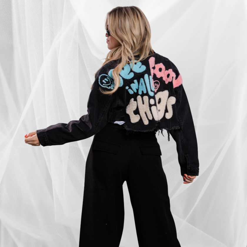 See Good in All Things Cropped Denim - Adel Kasza Co