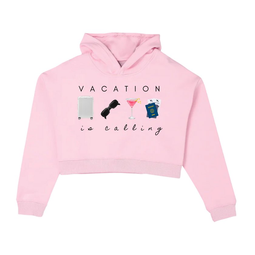 Vacation Cropped Hoodie - Adel Kasza Co
