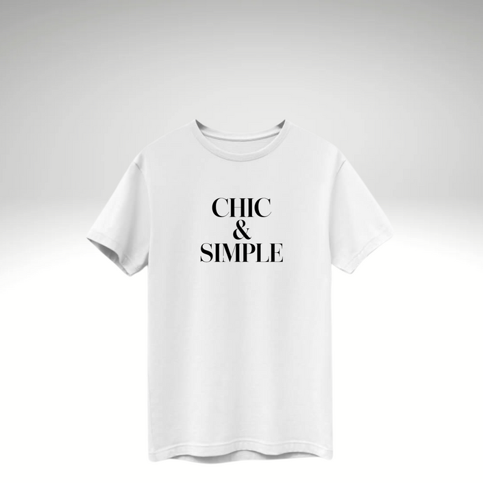 Blossom Luxe Tee: Chic & Simple Edition - Adel Kasza Co