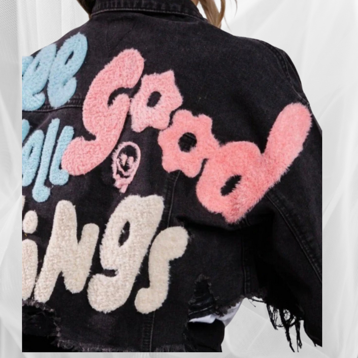 See Good in All Things Cropped Denim - Adel Kasza Co
