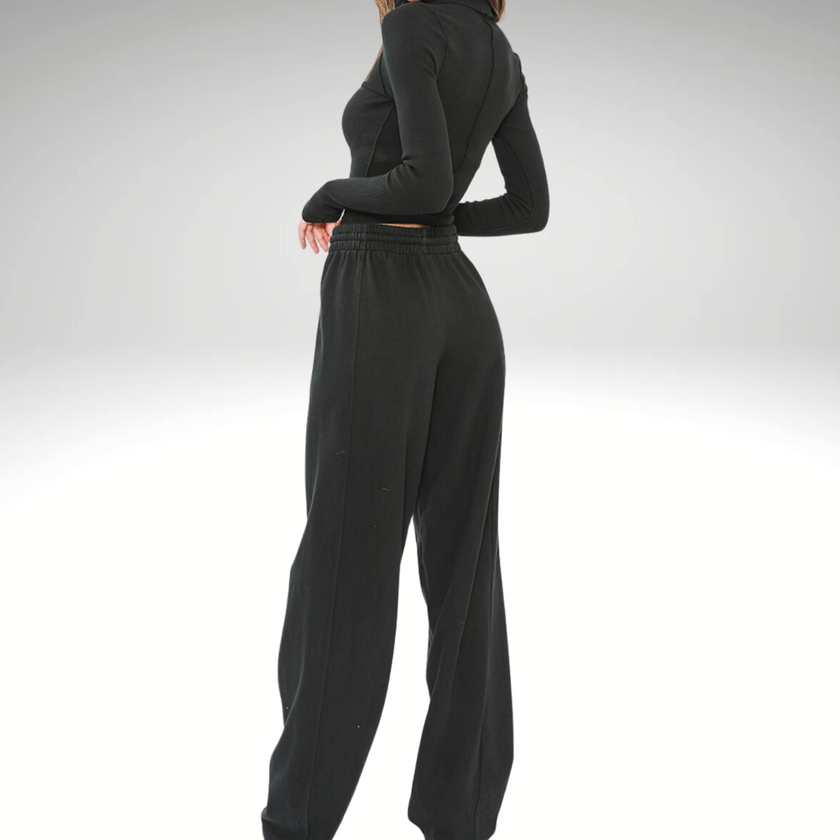 The Luxe Noir Lounge Set - Adel Kasza Co